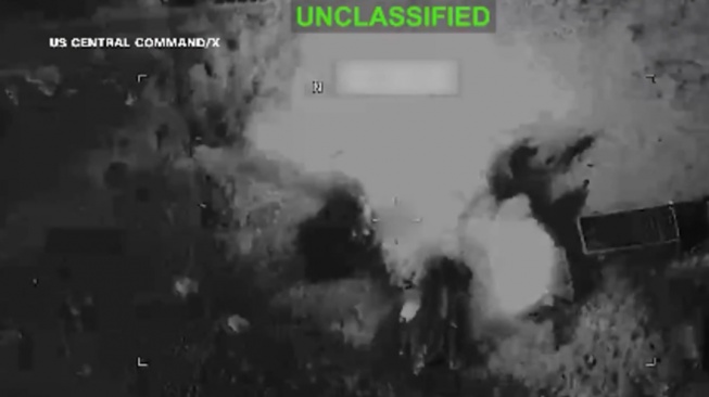 Amerika Serikat serang Iran (Dok Centrom)