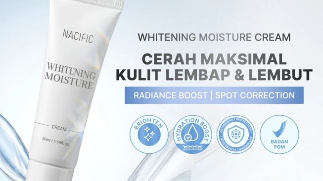 NACIFIC Whitening Moisture Cream (Shopee)