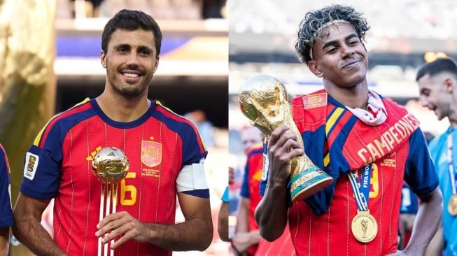 kolase Rodri dan Lamine Yamal (Instagram/sefutbol/fifaworldcup)