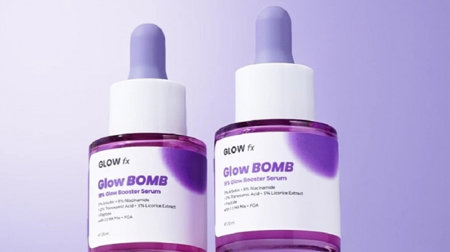 Keunggulan Serum Glow Bomb Glow fx, Kandungan Pencerahnya Capai 19 Persen