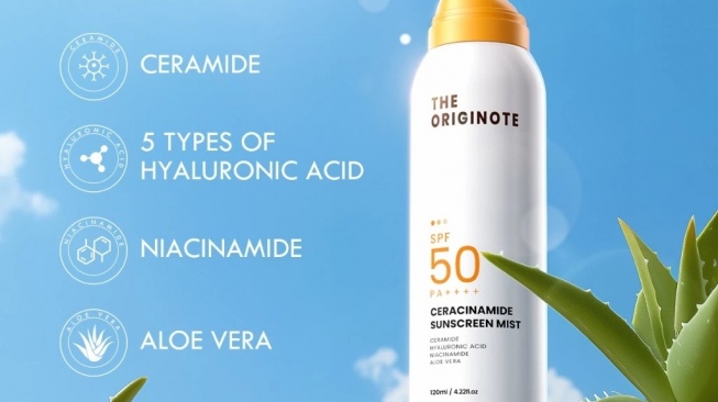 The Originote Ceracinamide Sunscreen Mist (Shopee)
