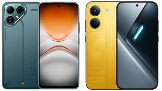 Perbandingan Spesifikasi Tecno Pova 8 5G vs POCO X8 Pro. [Suara.com]