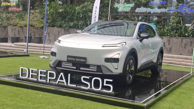 Harga Changan Deepal S05 Termurah untuk Pasar Indonesia Dipatok Mulai Rp 509 Juta. (Foto: SUARA.COM/Manuel Jeghesta)