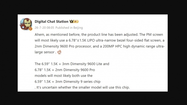 Bocoran Oppo Find X10 Series. [Gizmochina]