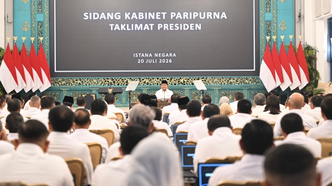 Sidang Kabinet Paripurna, Senin (21/7/2026). (Dok. Ist)