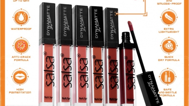 Salsa Dynamatte Lip Cream Shade 16 Honey Butter (Shopee)