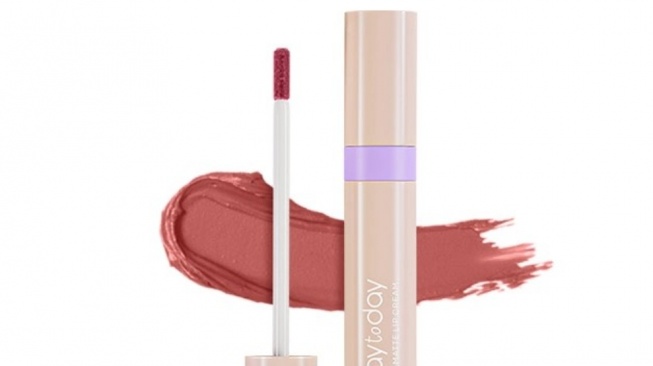 Warna lipstik Implora Day to Day Lite Matte Lip Cream Cherish [Implora]