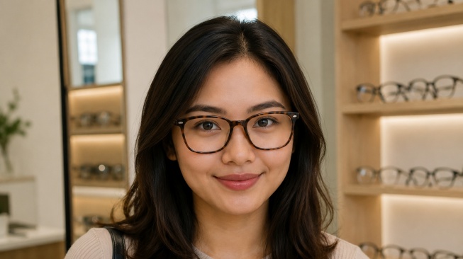 muka bulat cocok pakai kaamata apa (AI)