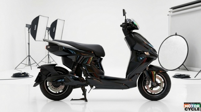 Paten desain motor listrik Yamaha. (AMCN, dirender ulang dengan AI)