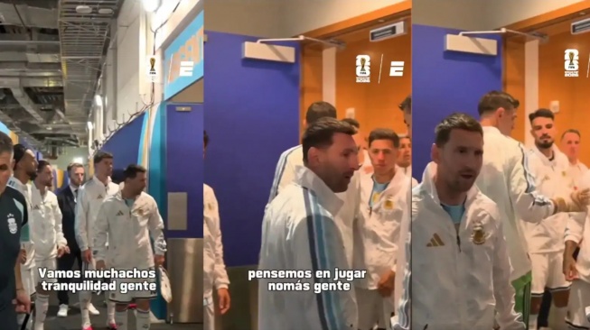 Bocor! Video Ruang Ganti Argentina Sebelum Dihajar Spanyol, Pesan Messi Diabaikan Rekan-rekannya