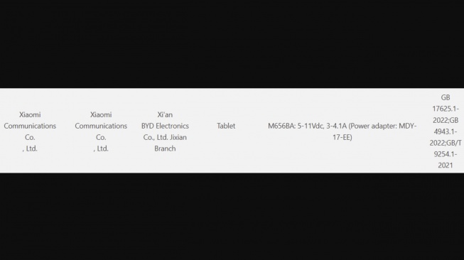 Sertifikat peluncuran Xiaomi 17 Fold dan Xiaomi Pad 9. [Gizmochina]