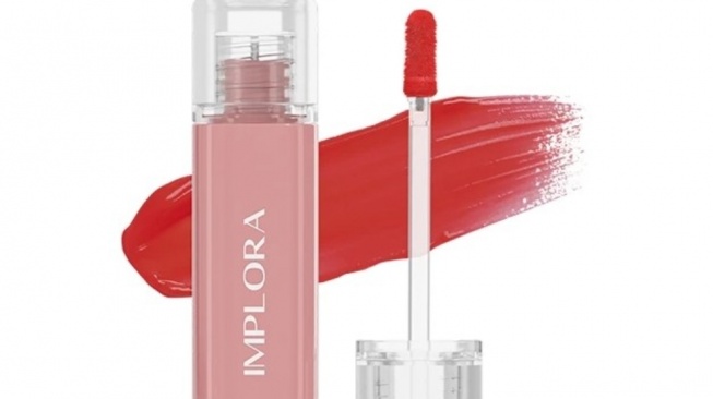 Warna Lipstik peach Implora Jelly Tint [Implora]