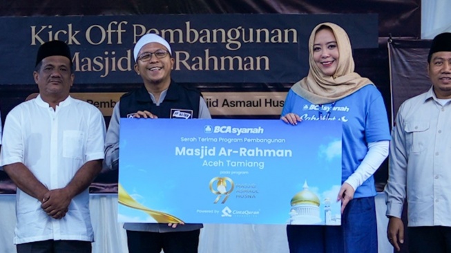BCA Syariah Bangun 99 Masjid Asmaul Husna Pertama Ar Rahman di Aceh Tamiang