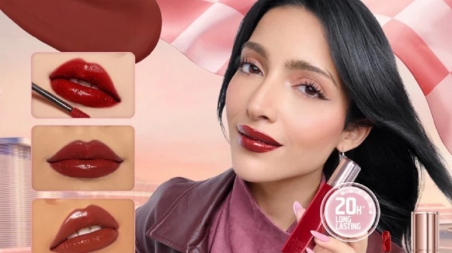 Wardah Glasting Liquid Lip - 06 Ruby Sparks
