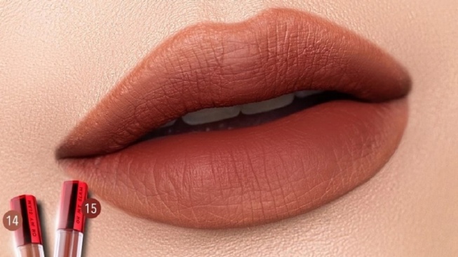 OMG Mattelast Lip Cream Deep Coffee Ombre (Shopee)