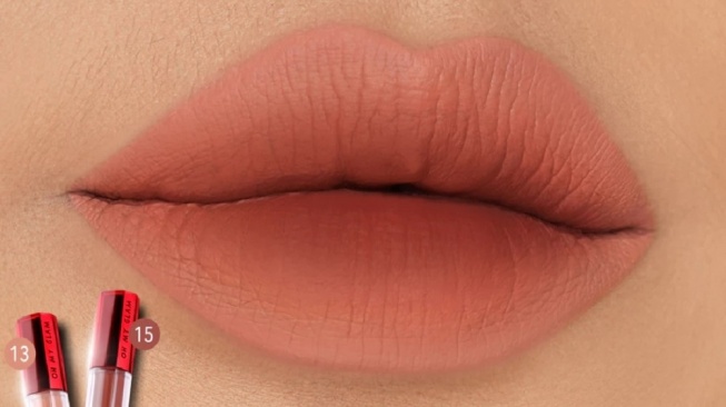 OMG Mattelast Lip Cream Bold Coffee Ombre (Shopee)