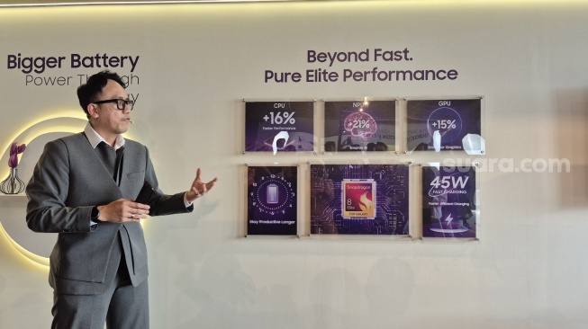 Samsung Galaxy Z Fold8 Ultra hadir di Indonesia, Jakarta, Kamis (23/7/2026). [Suara.com/Dythia]