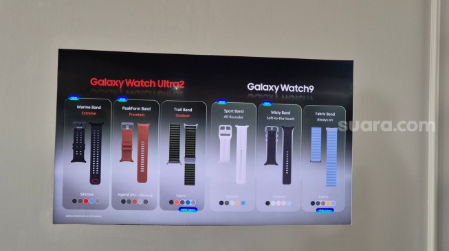 Peluncuran Galaxy Watch Ultra2 vs Galaxy Watch9 di Jakarta, Kamis (23/7/2026). [Suara.com/Dythia]