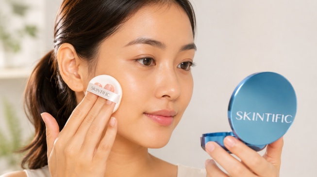 Kulit Kuning Langsat Jangan Asal Pilih! Ini 2 Warna Cushion Skintific Terbaik Sesuai Review