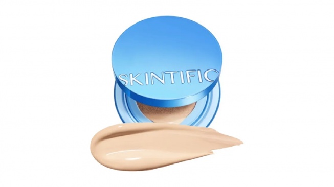 Skintific Perfect Stay Velvet Matte Cushion untuk kulit kuning langsat (guardian)