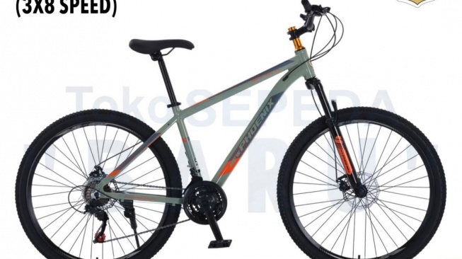 MTB 26 New Phoenix Sepeda Gunung 3x7 Speed Cakram SNI