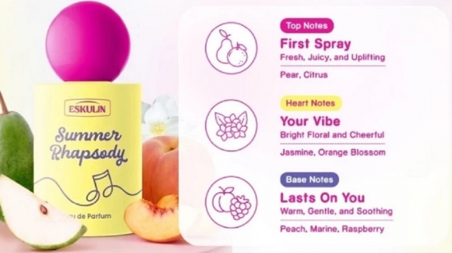 Eskulin Eau De Parfum Summer Rhapsody (Shopee)