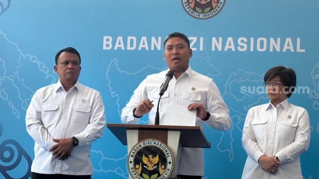 Kepala Badan Gizi Nasional (BGN) Sudaryono. (Suara.com/Lilis Varwati)