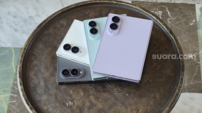 Samsung Galaxy Z Fold8 hadir di Indonesia, Senin (27/7/2026). [Suara.com/Dythia]