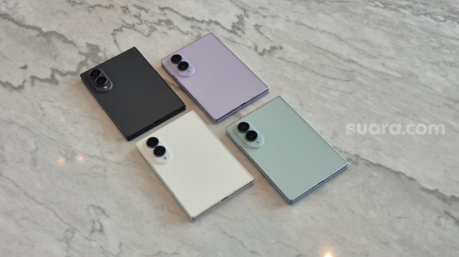 Samsung Galaxy Z Fold8 hadir di Indonesia, Senin (27/7/2026). [Suara.com/Dythia]