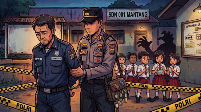 Penjaga Sekolah di Bintan Peras Uang Jajan Siswa SD Selama 3 Tahun Demi Main Judi Online