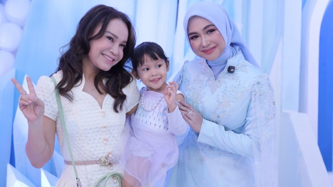 Ria Ricis mengeluarkan uang fantastis untuk ultah ke-4 putrinya, Moana. [Instagram]
