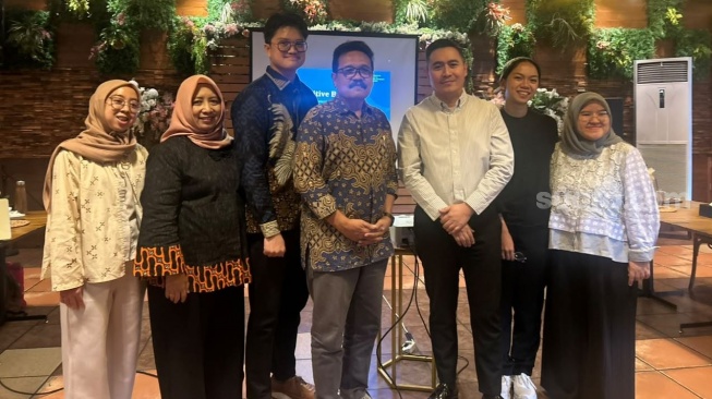 Konferensi memperingati Hari Anak Nasional, Kamis (23/7/2026). (Suara.com/Dini Afrianti Efendi)