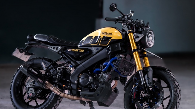 Modifikasi Yamaha XSR 155 Bergaya Jubei Yagyu Milik Ladies Biker yang Curi Perhatian