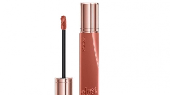 WARDAH Lip Cream Glossy Glasting Liquid Lip - 03 Dazzle Maple