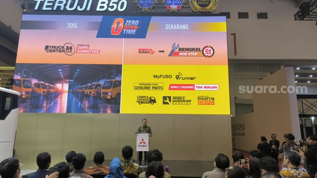 Akselerasi Layanan Zero Down Time di GIIAS 2026, Mitsubishi Fuso: Roda Bisnis Harus Terus Berputar