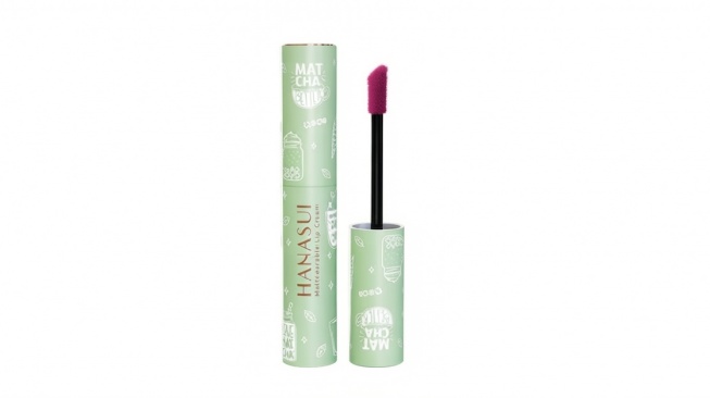 Hanasui Mattedorable Lip Cream Matcha Latte Edition