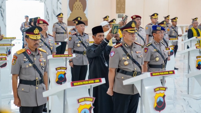 Polda Jateng Gelar Sertijab Terhadap 6 PJU dan 16 Jabatan Kapolres Jajaran, Ini Daftar Lengkapnya