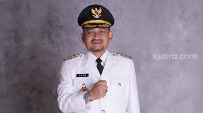 Bupati Pemalang Anom Widiyantoro terjaring OTT KPK. (Pemkab Pemalang).