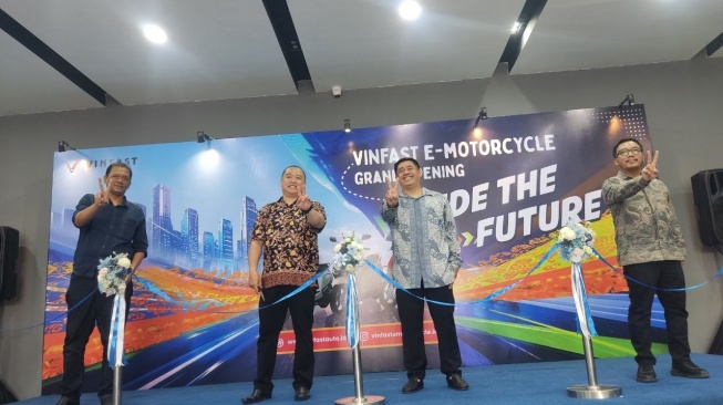 Peresmian Dealer roda dua Vinfast di Yogyakarta (IST)