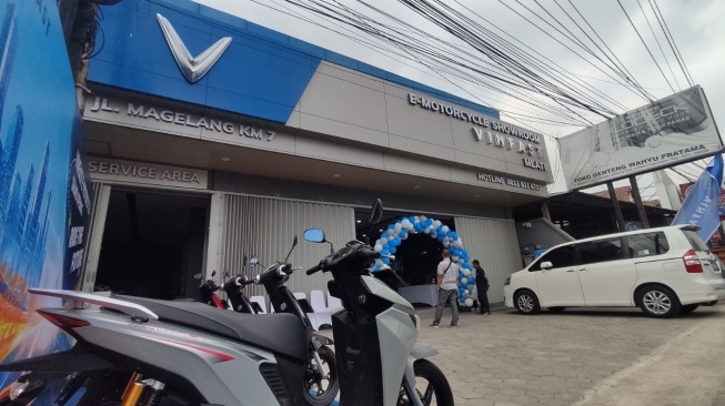 Peresmian Dealer roda dua Vinfast di Yogyakarta (IST)