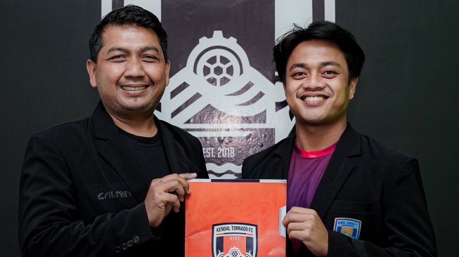 Kendal Tornado FC resmi mendatangkan full back, Ahmad Birrul Walidain. [Dok Kendal Tornado FC]