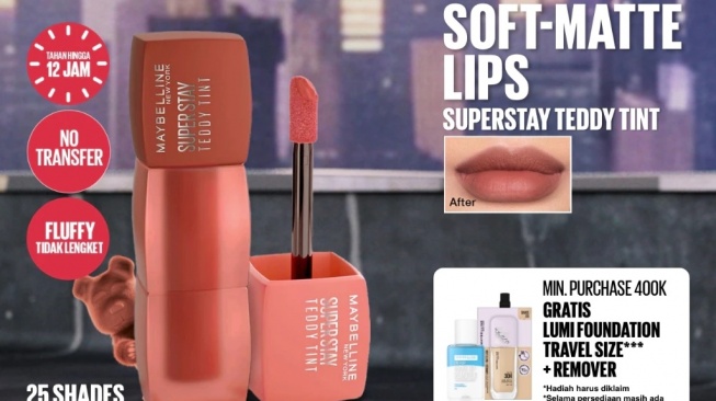 Maybelline Superstay Teddy Tint (Shopee)