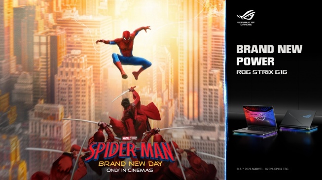 Asus ROG x Spider-Man: Brand New Day Dobrak Batas Performa dengan Pendingin Laptop Gaming RTX 5090