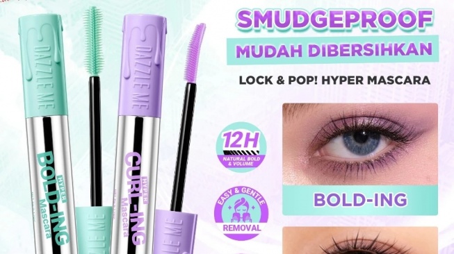 Maskara Dazzle Me yang wudhu friendly (Shopee)