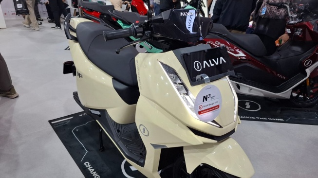 Motor listrik ALVA di pameran otomotif GIIAS 2026. (Foto: SUARA.COM/Manuel Jeghesta)