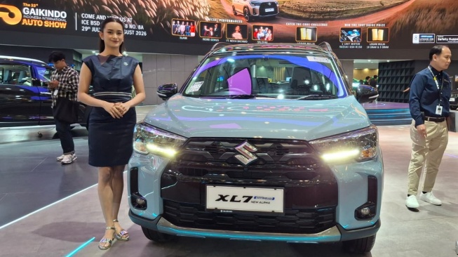 Suzuki XL7 di GIIAS 2026. (Foto: SUARA.COM/Michele Alessandra)