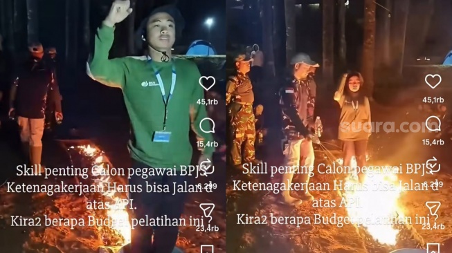 BPJS Ketenagakerjaan Pastikan Fire Walk dalam OPK Didampingi Instruktur Kompeten