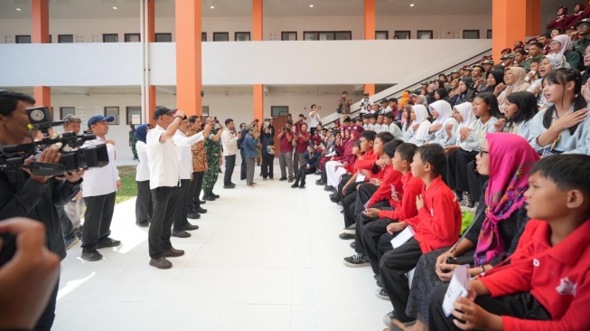 MPLS di Sekolah Rakyat Sukoharjo, Jawa Tengah, Sabtu (1/8/2026). (Dok: Kemensos)