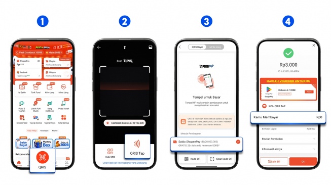 Cara Menggunakan QRIS Tap ShopeePay