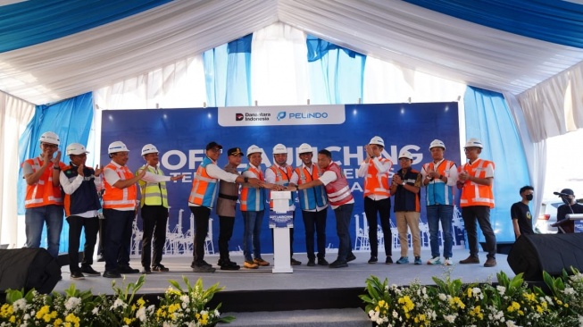 Pelindo soft launching dan uji coba operasional Terminal 2 Petikemas di Pelabuhan Tanjung Priok, Jakarta, Sabtu (1/8/2026). (Dok: Pelindo)